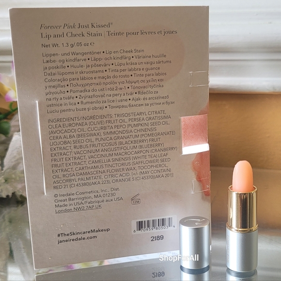 🌙 Jane Iredale Just Kissed Lip & Cheek Stain NEW - Picture 4 of 4